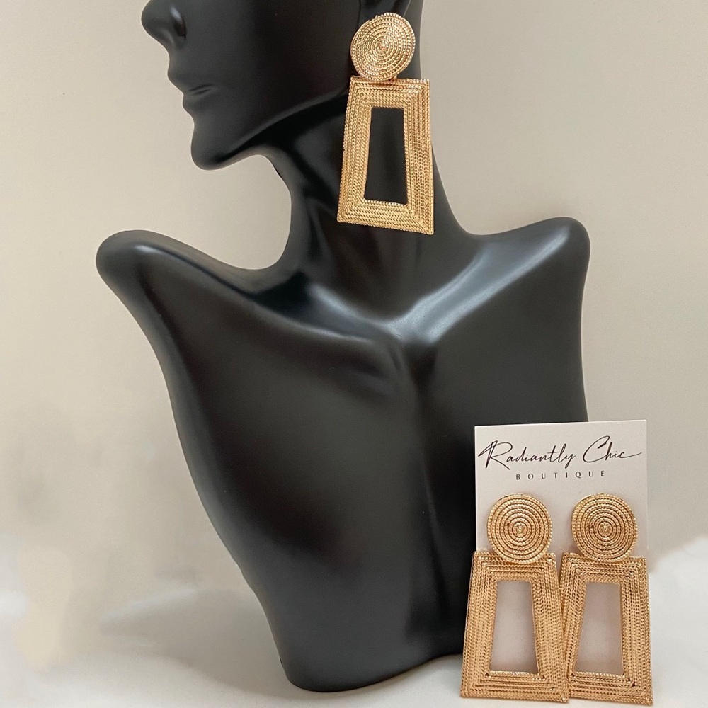 Gold Geometric Earrings